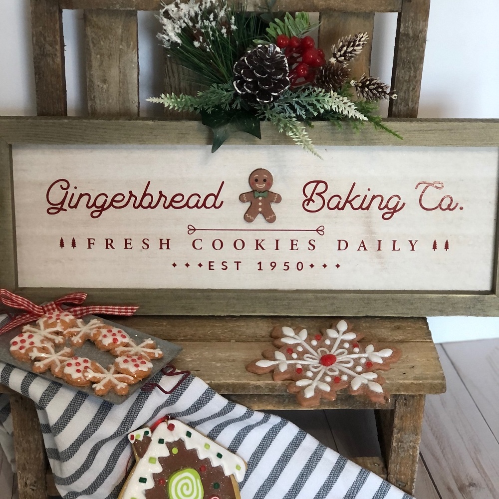 COPY - Gingerbread Baking Co. Wood Sign